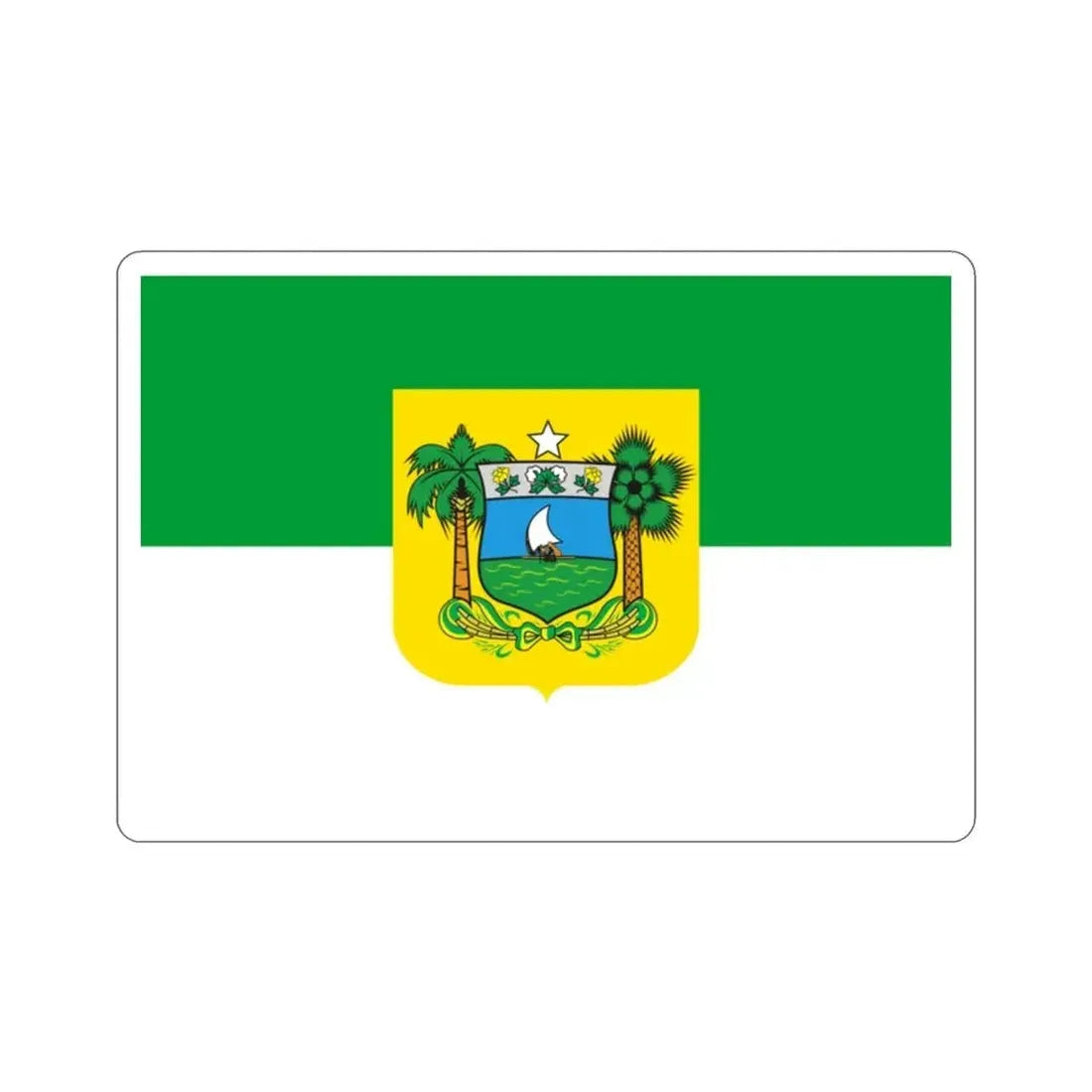 Flag of Rio Grande do Norte Brazil STICKER Vinyl Die-Cut Decal - The Sticker Space
