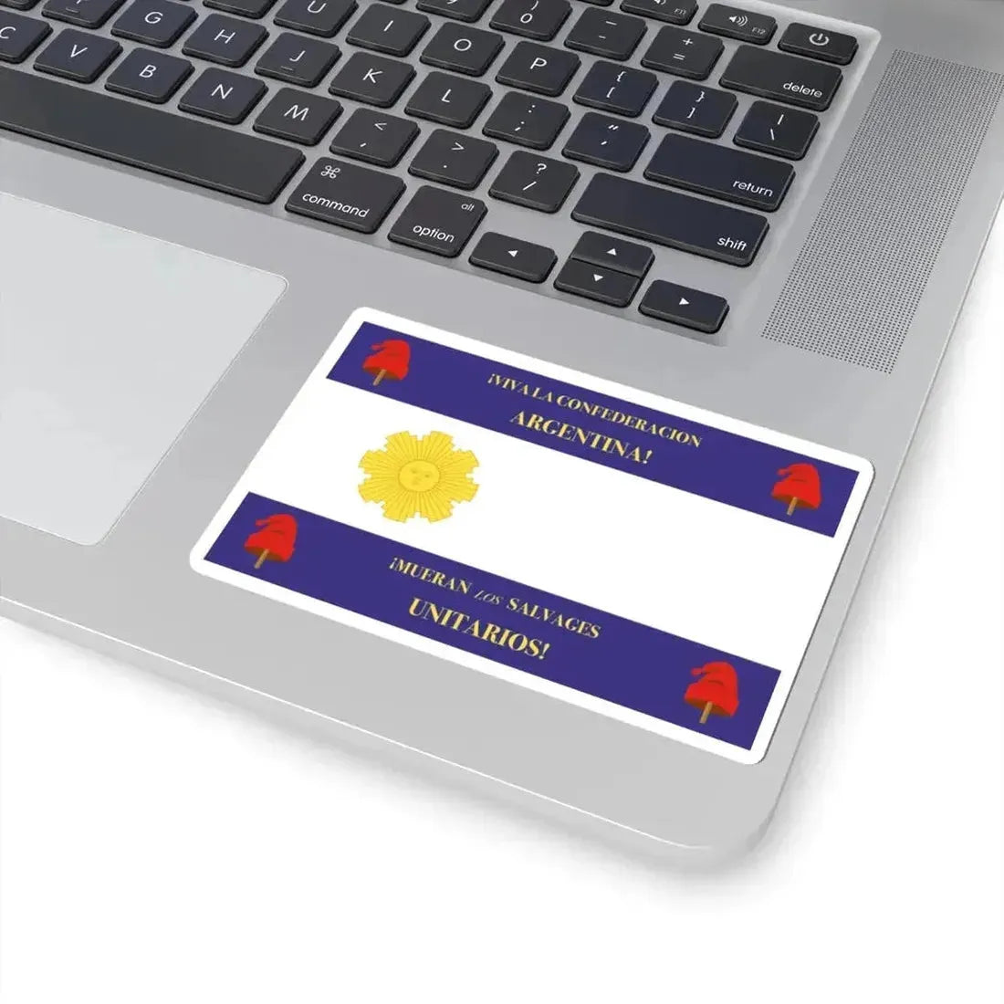 Flag of Rosas Variant (Argentina) STICKER Vinyl Kiss-Cut Decal - The Sticker Space