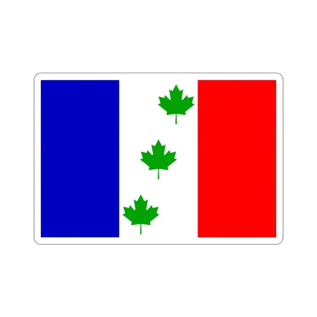 Flag of Saint Éphrem de Beauce Quebec Canada STICKER Vinyl Die-Cut Decal - The Sticker Space
