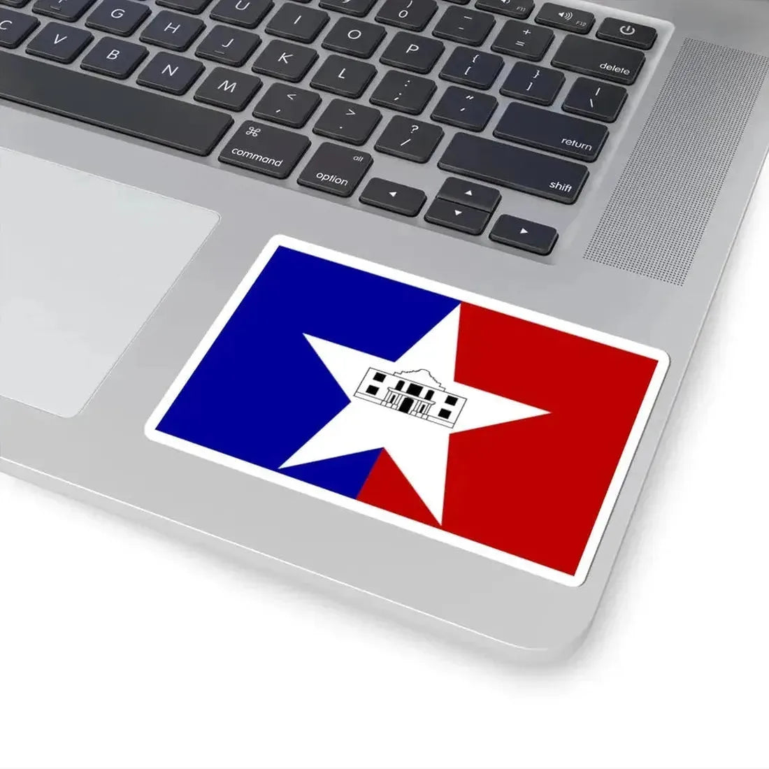 Flag of San Antonio Texas (United States) STICKER Vinyl Kiss-Cut Decal - The Sticker Space