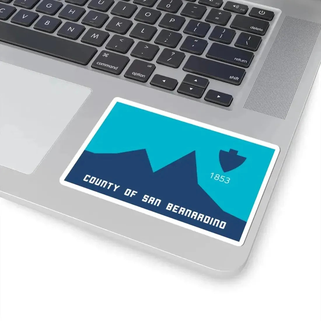 Flag of San Bernardino County California 1973-1984 (United States) STICKER Vinyl Kiss-Cut Decal - The Sticker Space