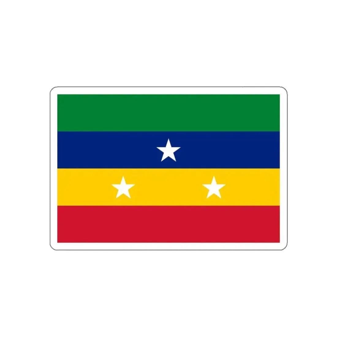 Flag of San Juan de Payara Venezuela STICKER Vinyl Die-Cut Decal - The Sticker Space