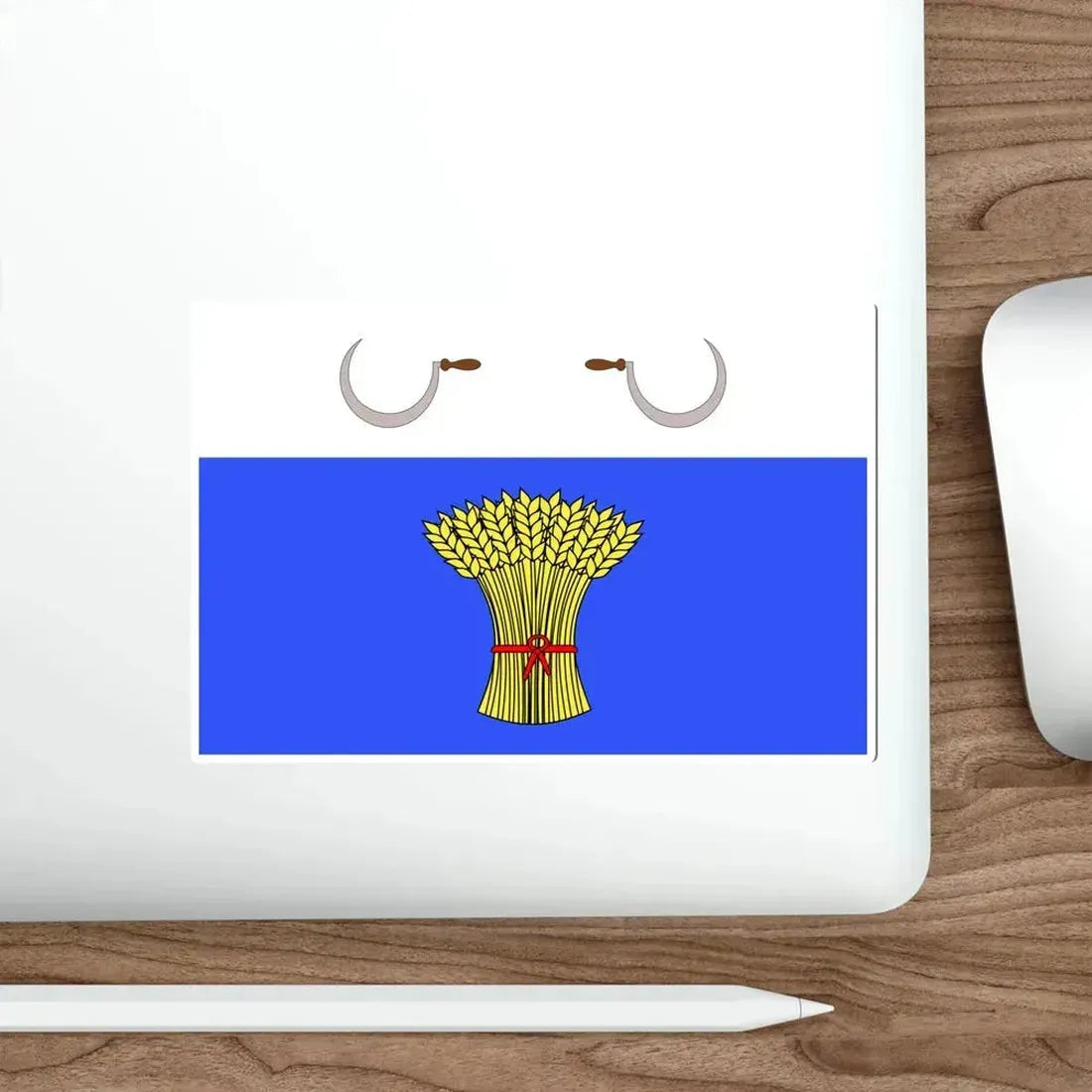 Flag of Sannat Malta STICKER Vinyl Die-Cut Decal - The Sticker Space