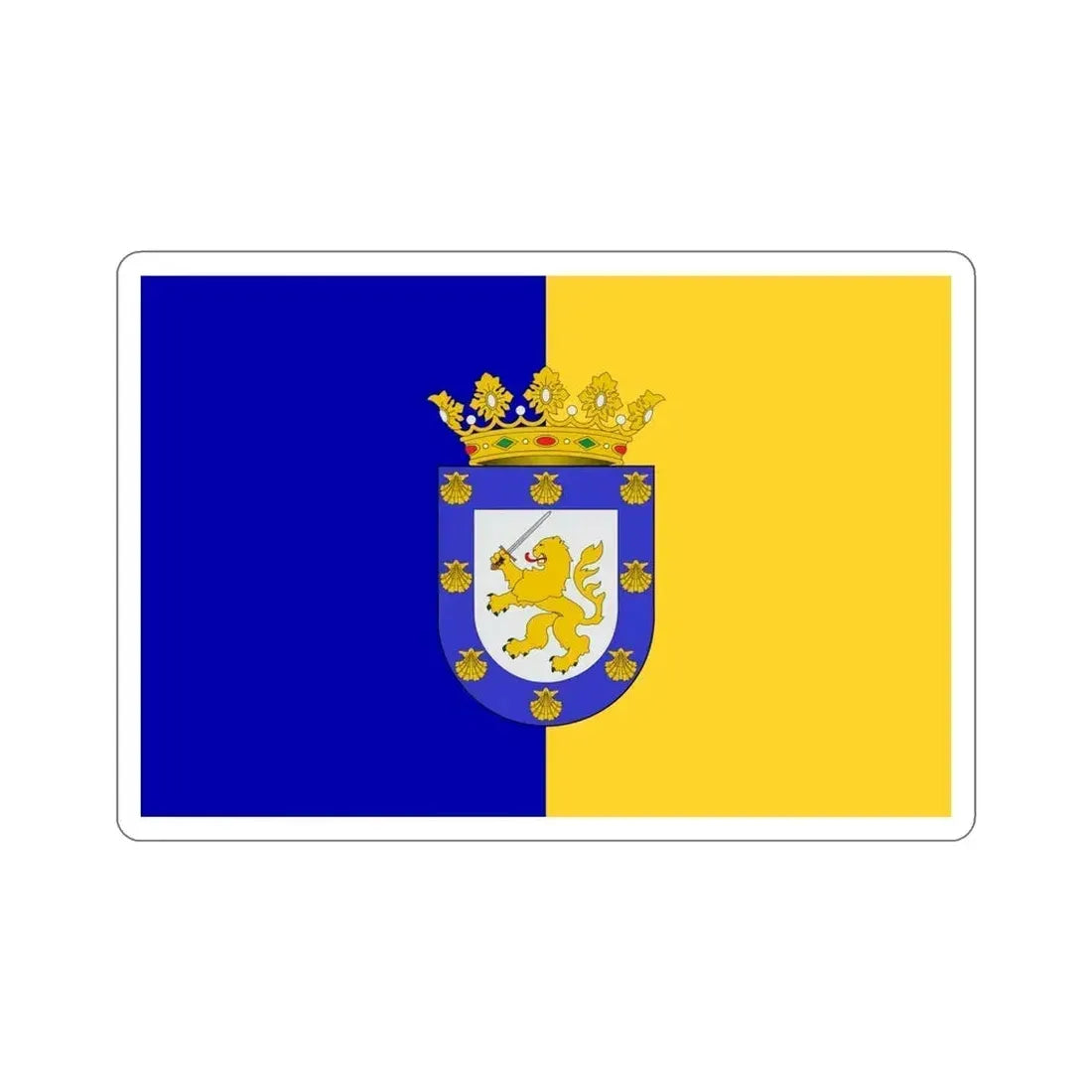 Flag of Santiago Chile STICKER Vinyl Die-Cut Decal - The Sticker Space