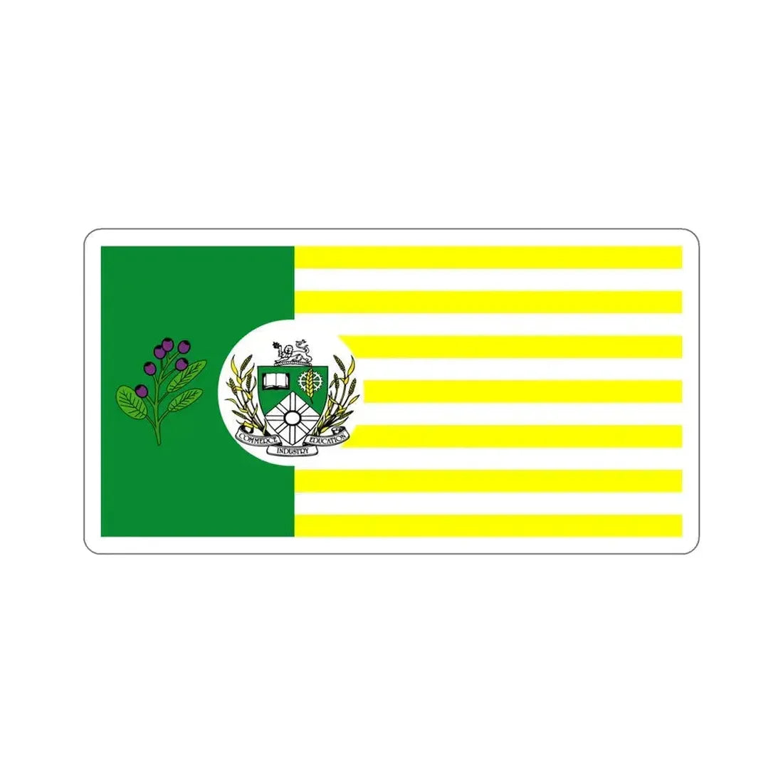 Flag of Saskatoon Canada STICKER Vinyl Die-Cut Decal - The Sticker Space