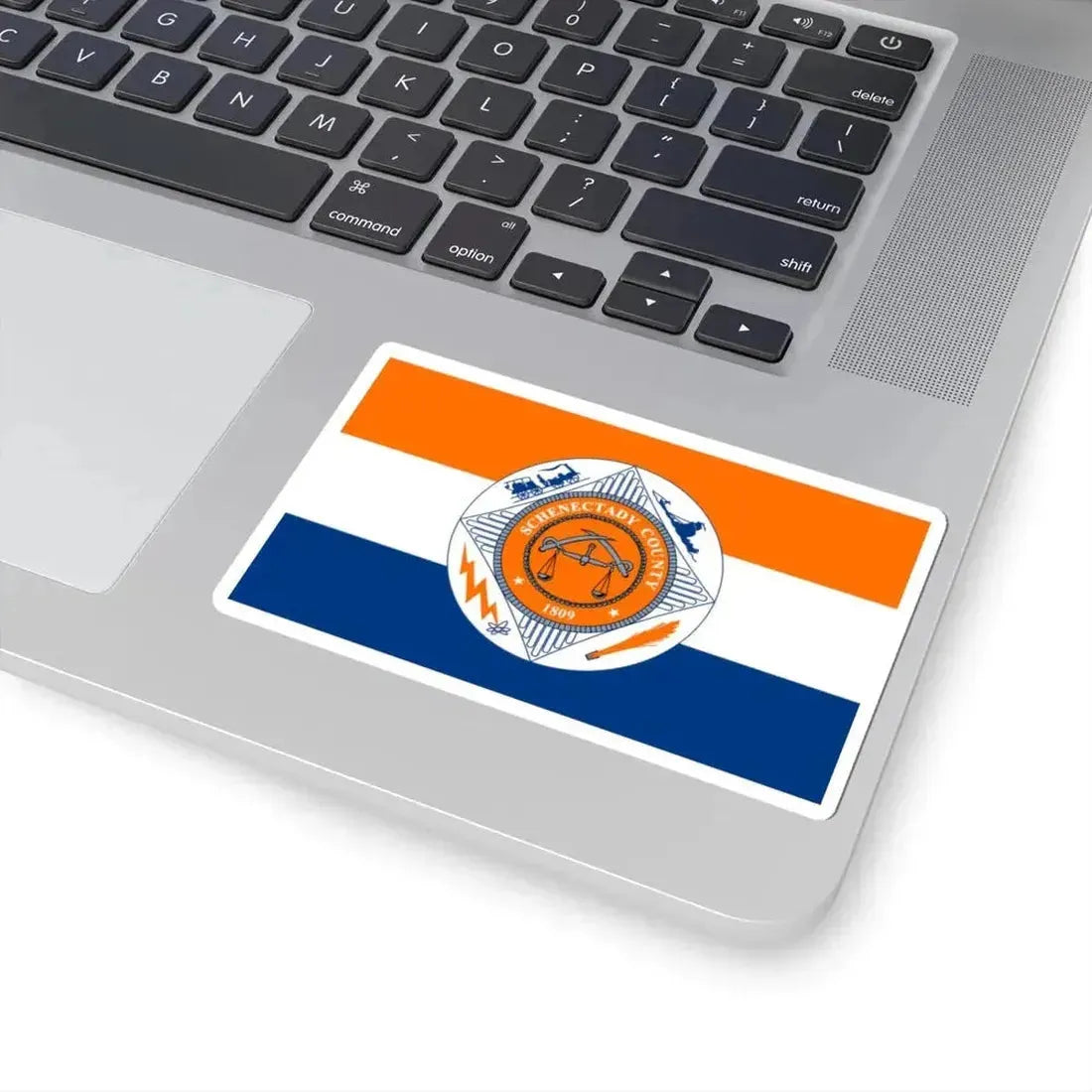 Flag of Schenectady County New York (United States) STICKER Vinyl Kiss-Cut Decal - The Sticker Space
