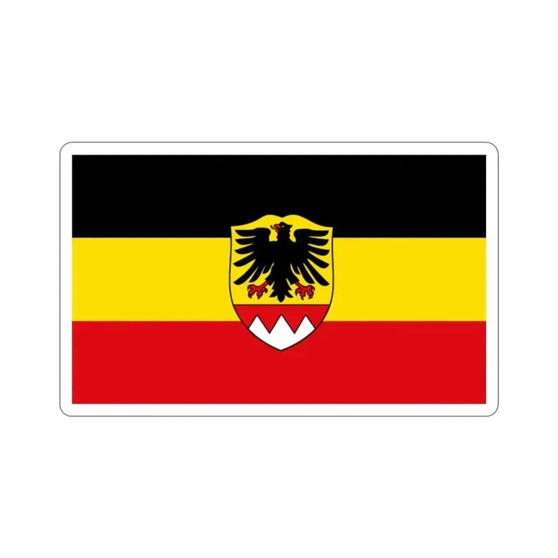 Flag of Schweinfurt Germany STICKER Vinyl Die-Cut Decal - The Sticker Space