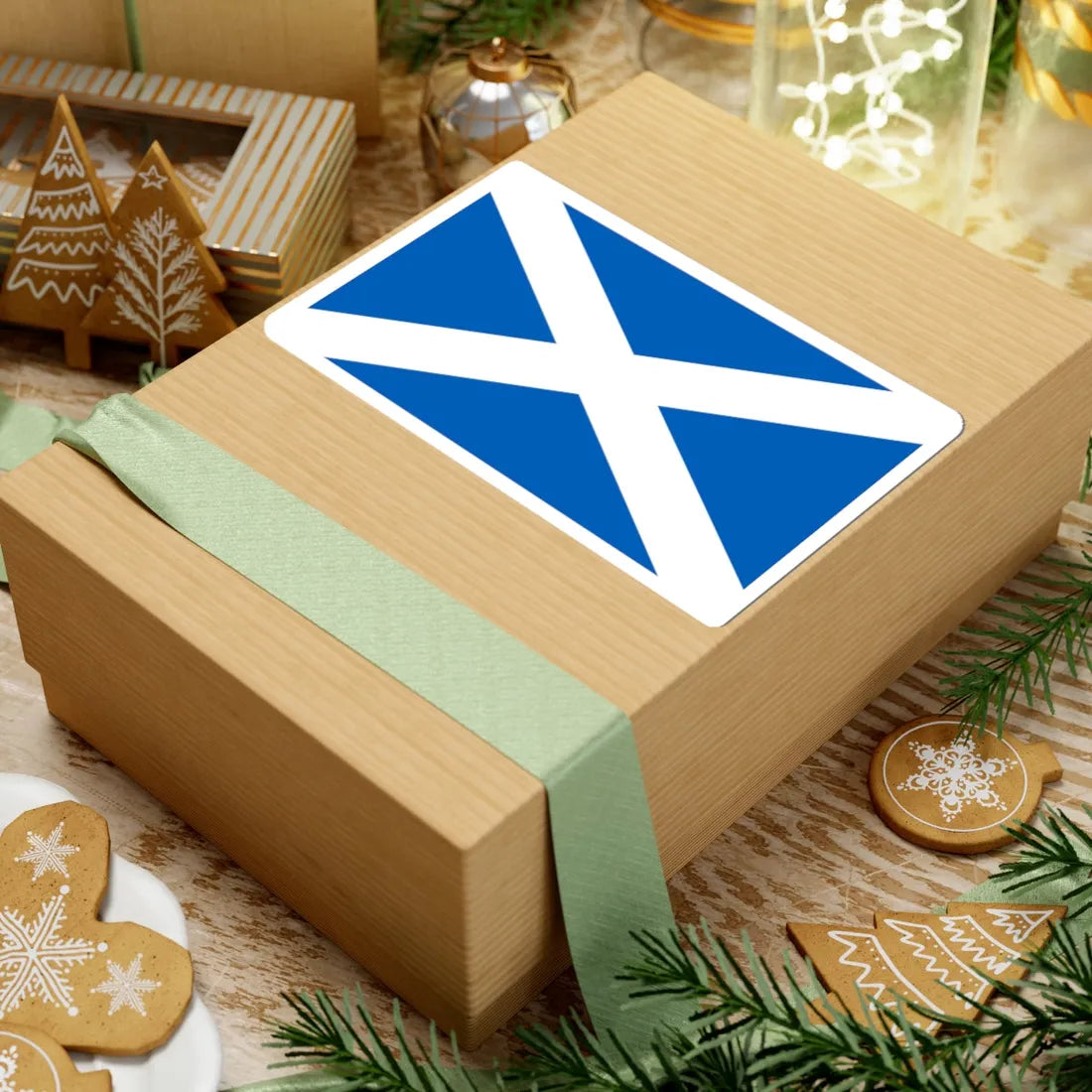 Flag of Scotland (Scotland) STICKER Vinyl Kiss-Cut Decal - The Sticker Space