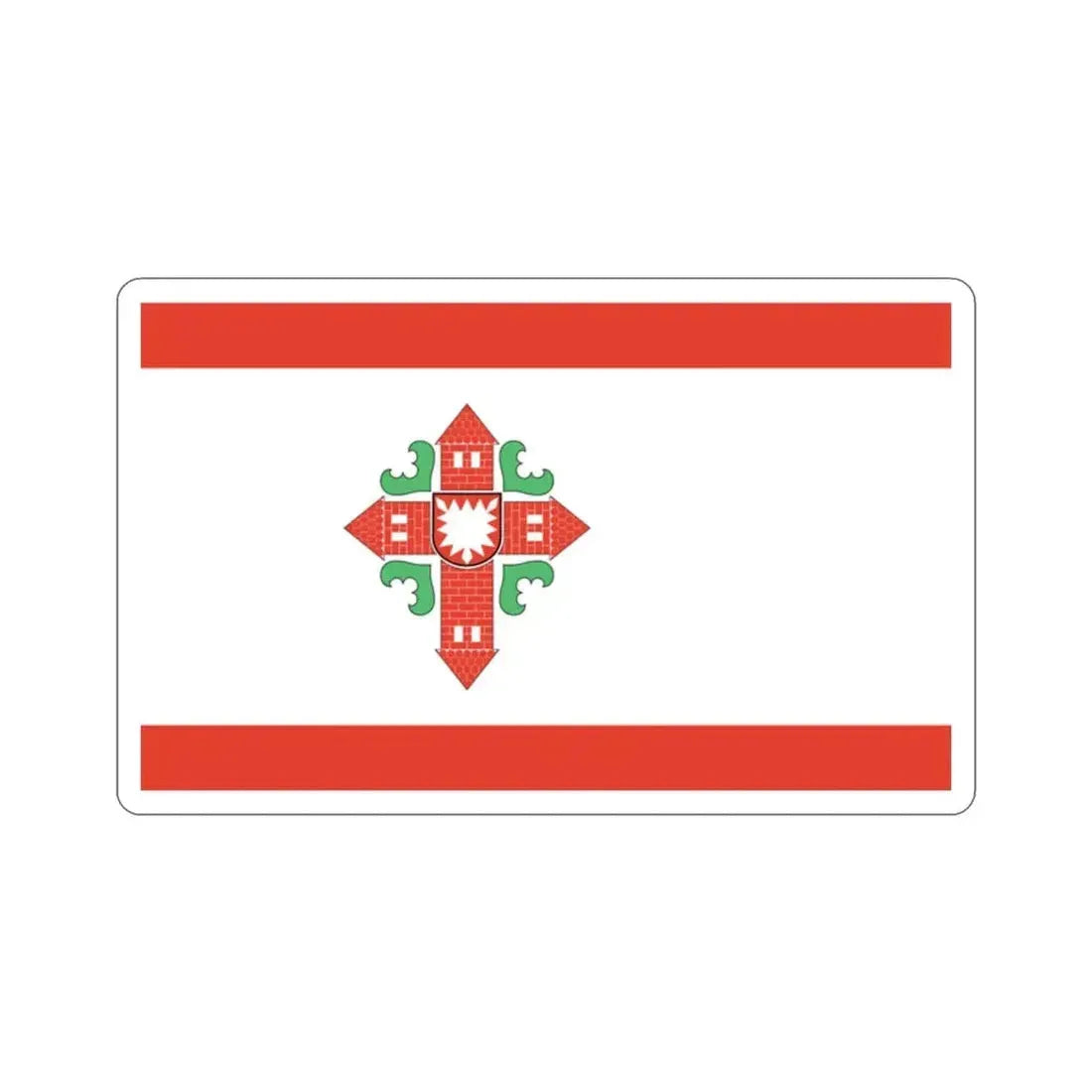 Flag of Segeberg Germany STICKER Vinyl Die-Cut Decal - The Sticker Space