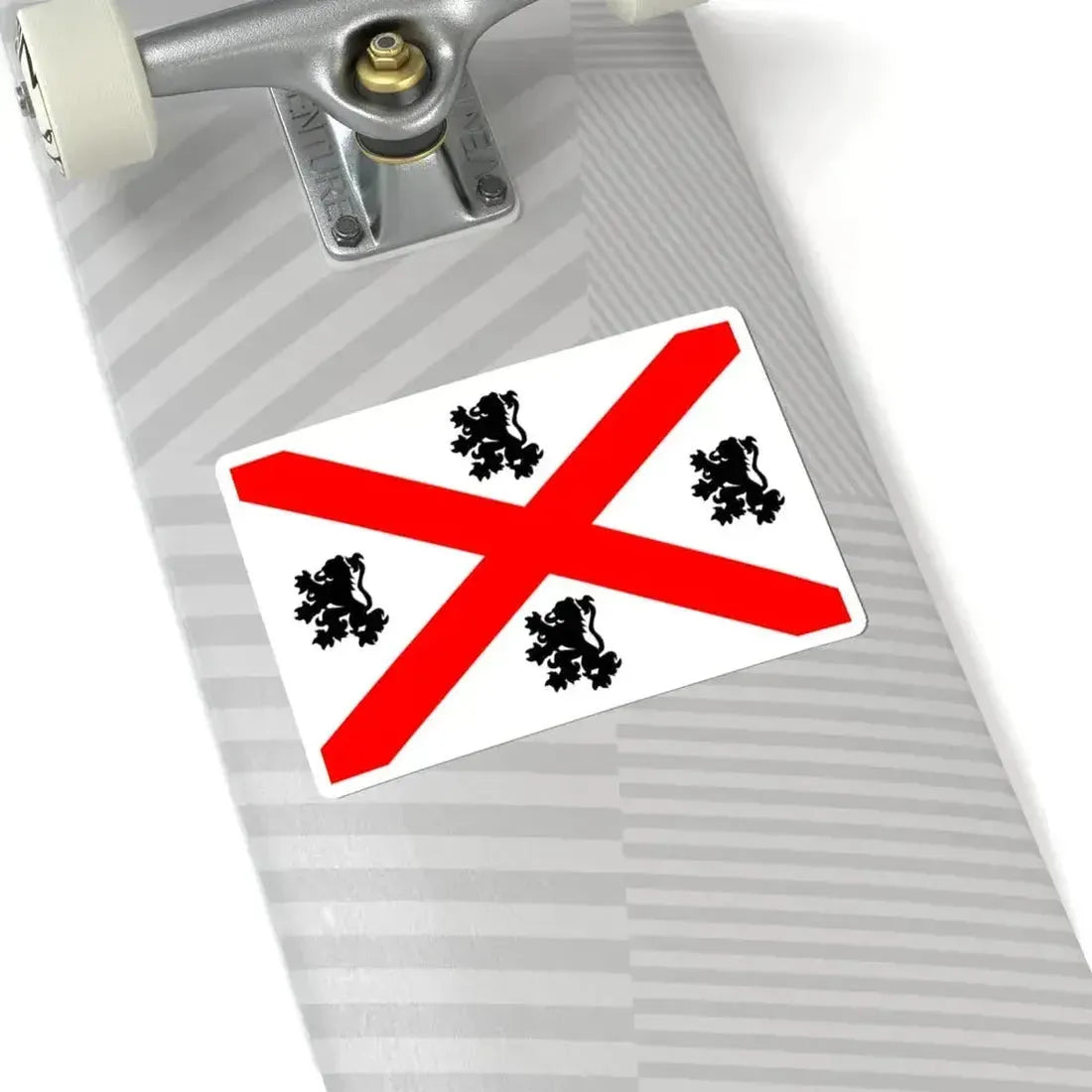 Flag of Seraing (Belgium) STICKER Vinyl Kiss-Cut Decal - The Sticker Space