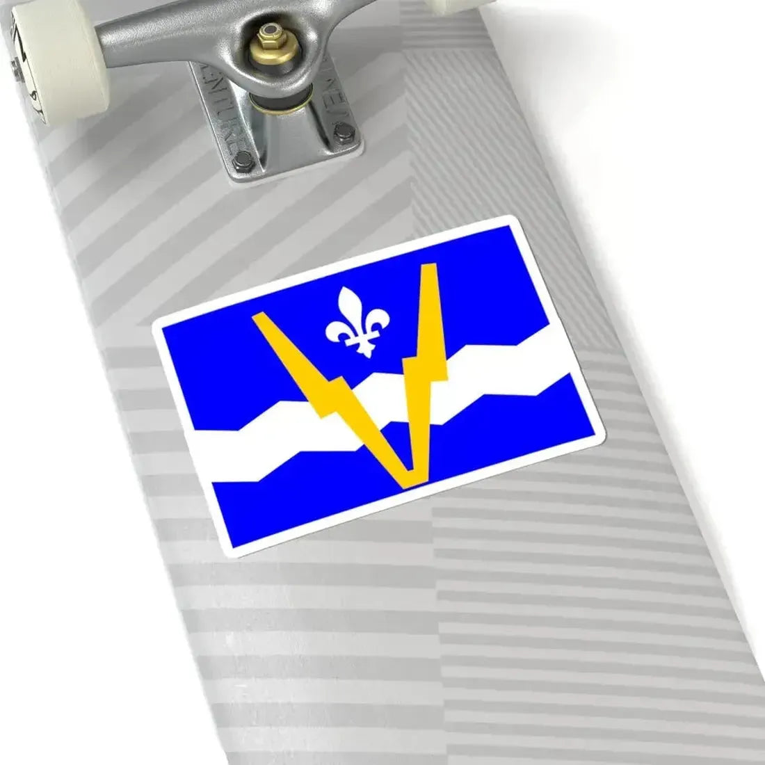 Flag of Shawinigan 1951-2009 (Canada) STICKER Vinyl Kiss-Cut Decal - The Sticker Space