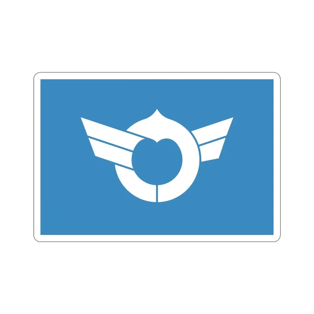 Flag of Shiga Prefecture Japan STICKER Vinyl Die-Cut Decal - The Sticker Space