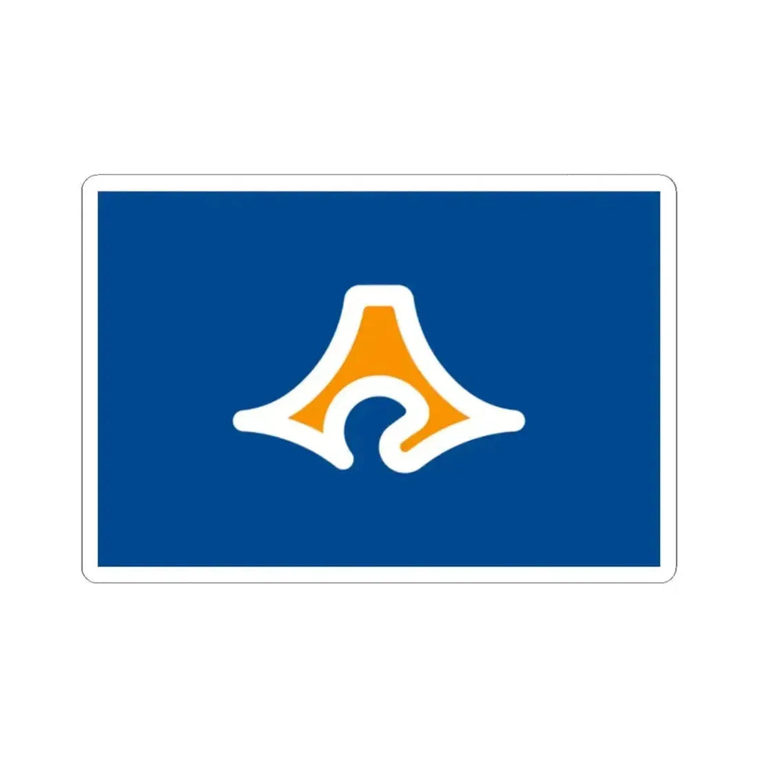 Flag of Shizuoka Prefecture Japan - STICKER Vinyl Kiss-Cut Decal - The Sticker Space