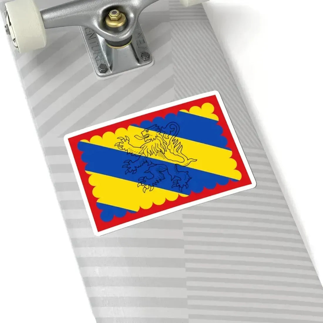 Flag of Silly (Belgium) STICKER Vinyl Kiss-Cut Decal - The Sticker Space