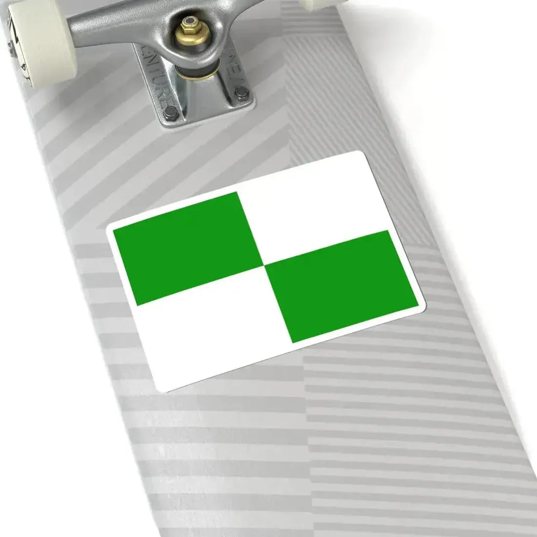 Flag of Sint-Agatha-Berchem (Belgium) STICKER Vinyl Kiss-Cut Decal - The Sticker Space