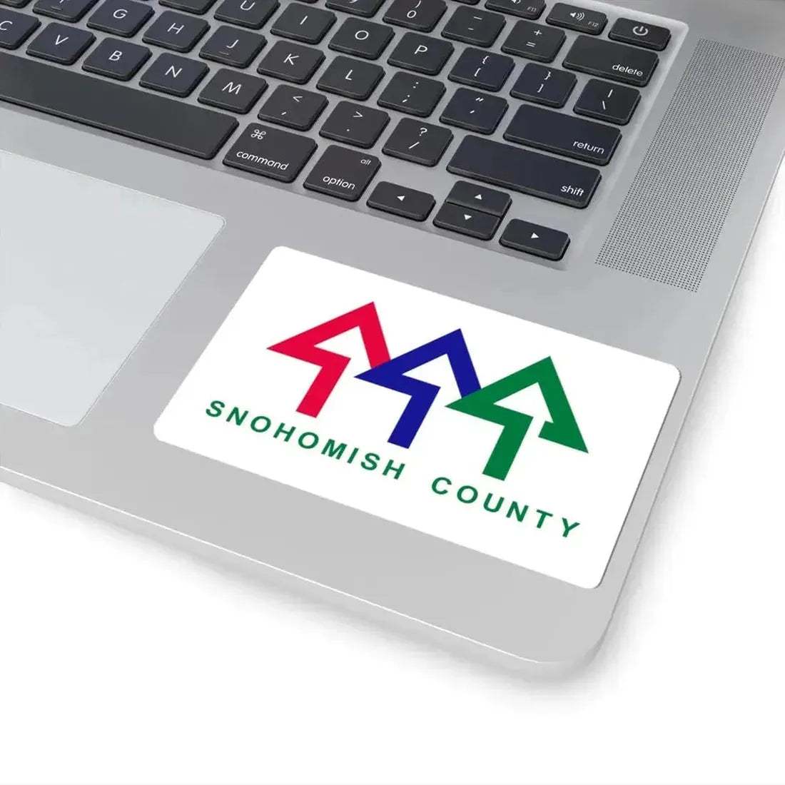 Flag of Snohomish County Washington (United States) STICKER Vinyl Kiss-Cut Decal - The Sticker Space