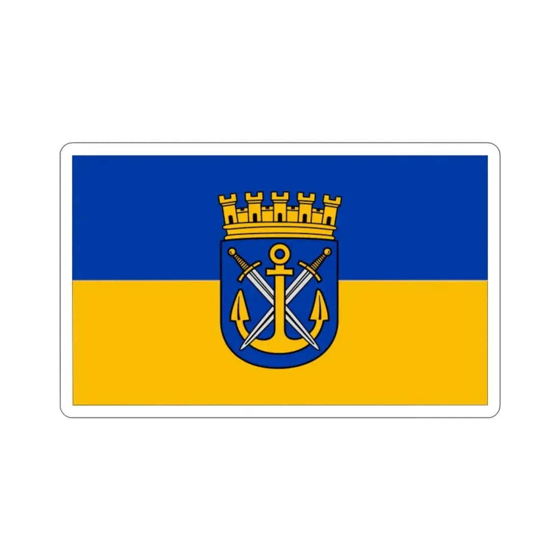 Flag of Solingen Germany STICKER Vinyl Die-Cut Decal - The Sticker Space