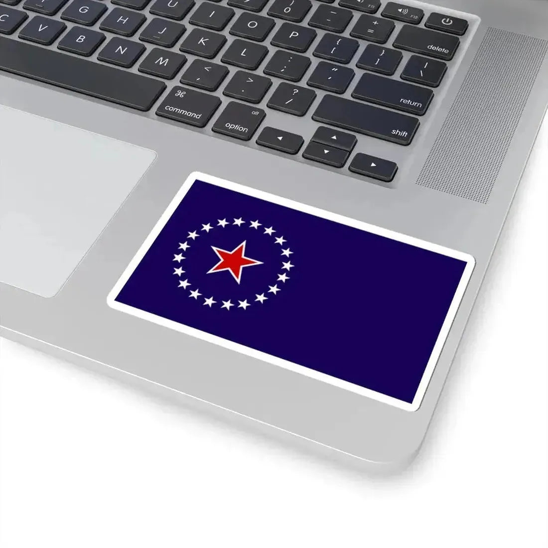 Flag of Springfield Illinois no text (United States) STICKER Vinyl Kiss-Cut Decal - The Sticker Space