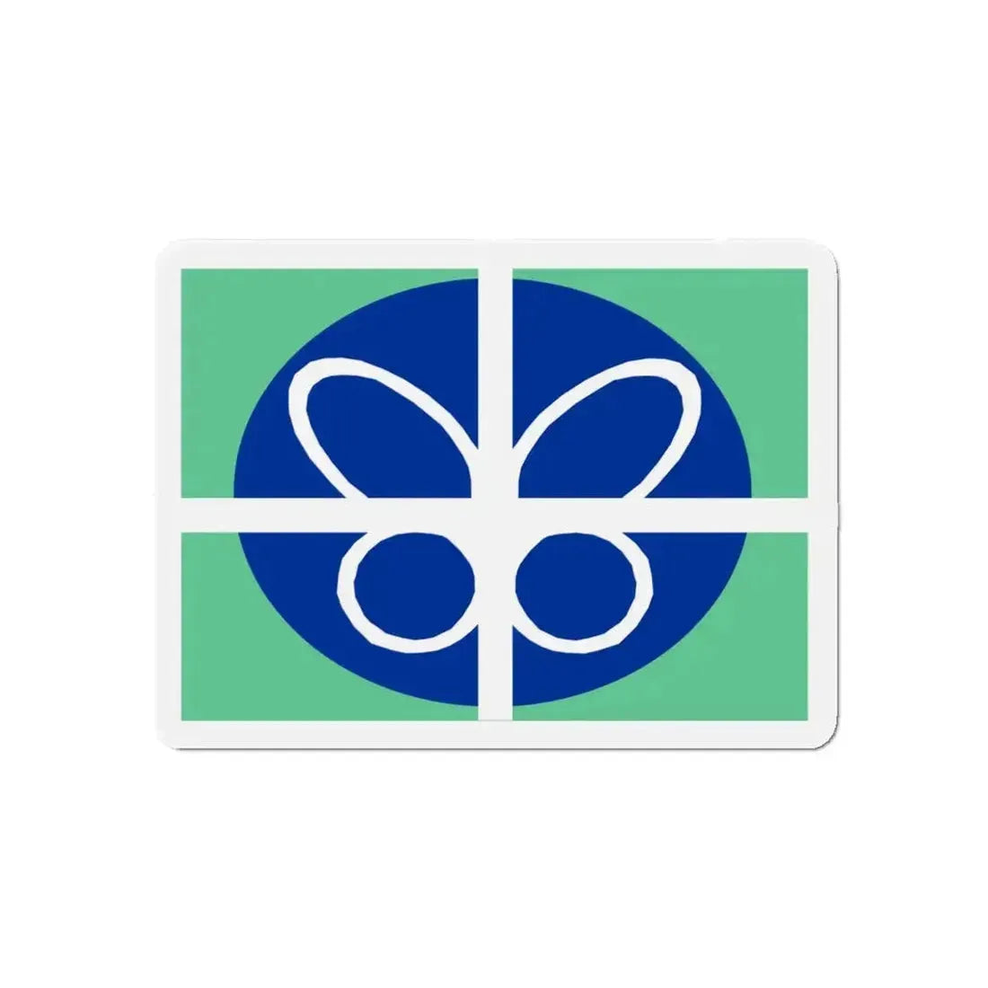 Flag of Springfield Virginia - Refrigerator Magnet - The Sticker Space