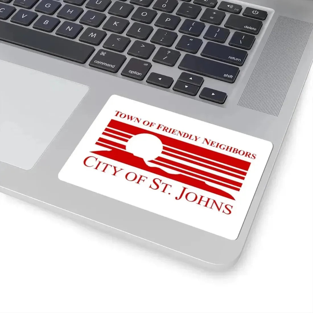 Flag of St. Johns Arizona (United States) STICKER Vinyl Kiss-Cut Decal - The Sticker Space