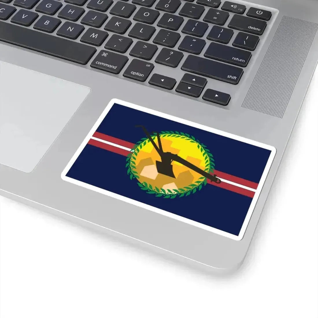 Flag of St. Louis County Missouri (United States) STICKER Vinyl Kiss-Cut Decal - The Sticker Space