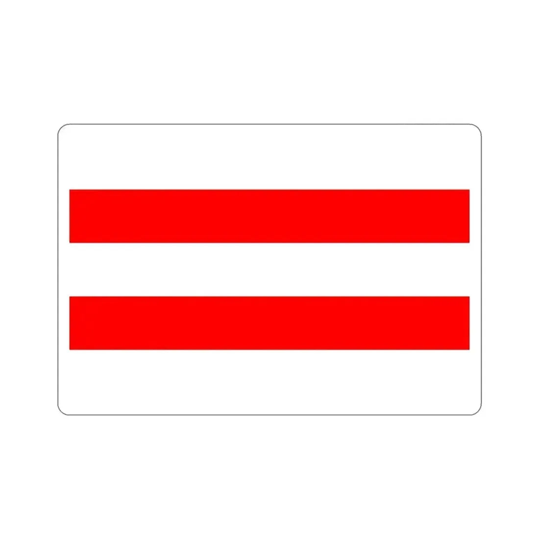 Flag of Ústí nad Labem Czech Republic STICKER Vinyl Die-Cut Decal - The Sticker Space