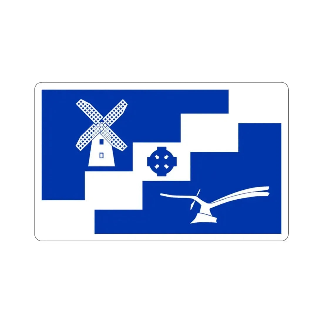 Flag of Staining UK STICKER Vinyl Die-Cut Decal - The Sticker Space