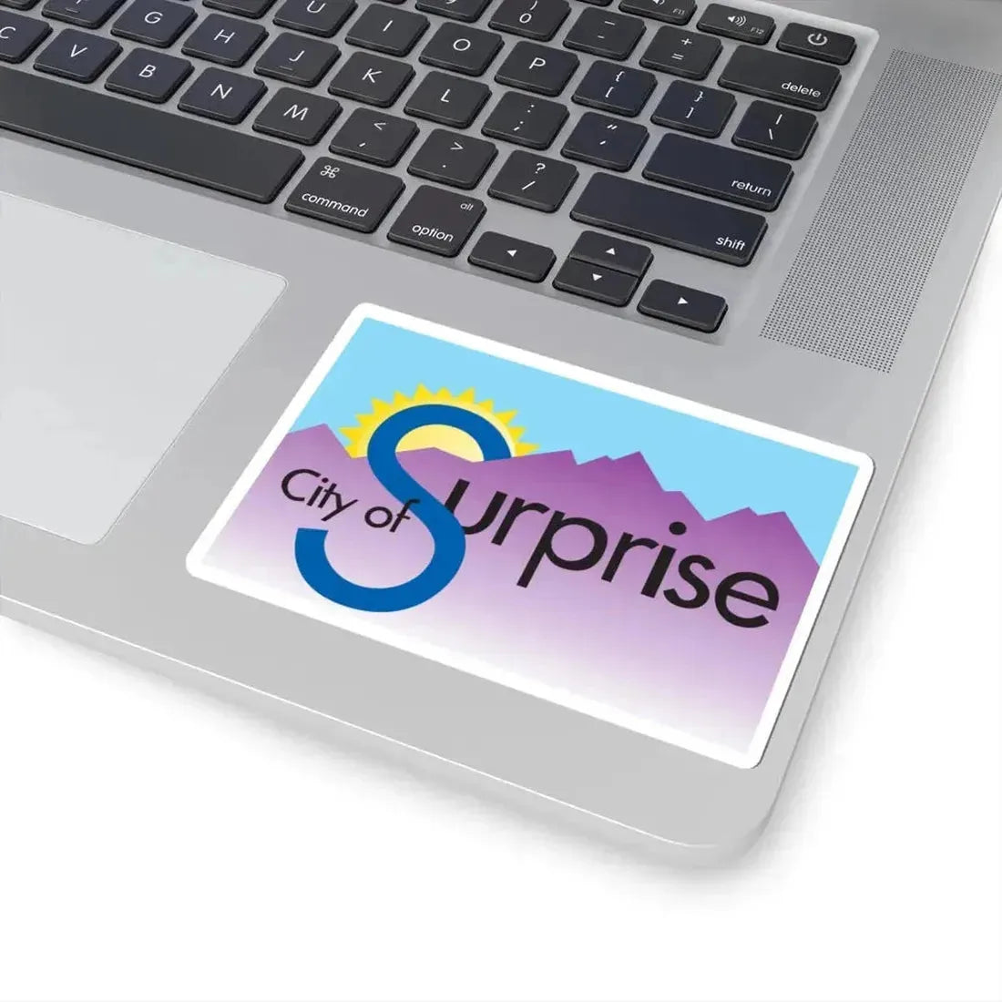 Flag of Surprise Arizona 2001-2014 (United States) STICKER Vinyl Kiss-Cut Decal - The Sticker Space