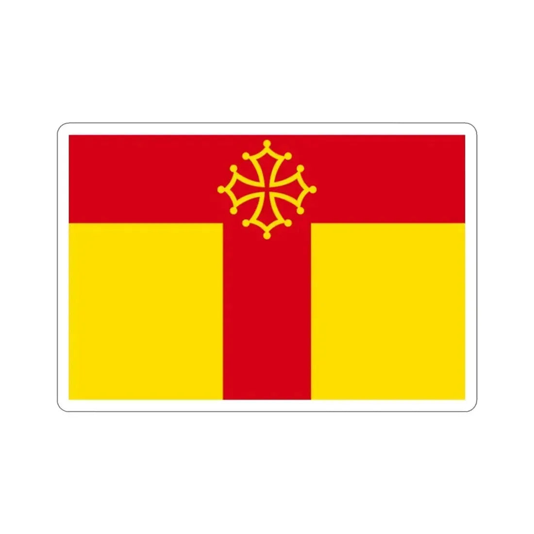 Flag of Tarn France STICKER Vinyl Die-Cut Decal - The Sticker Space