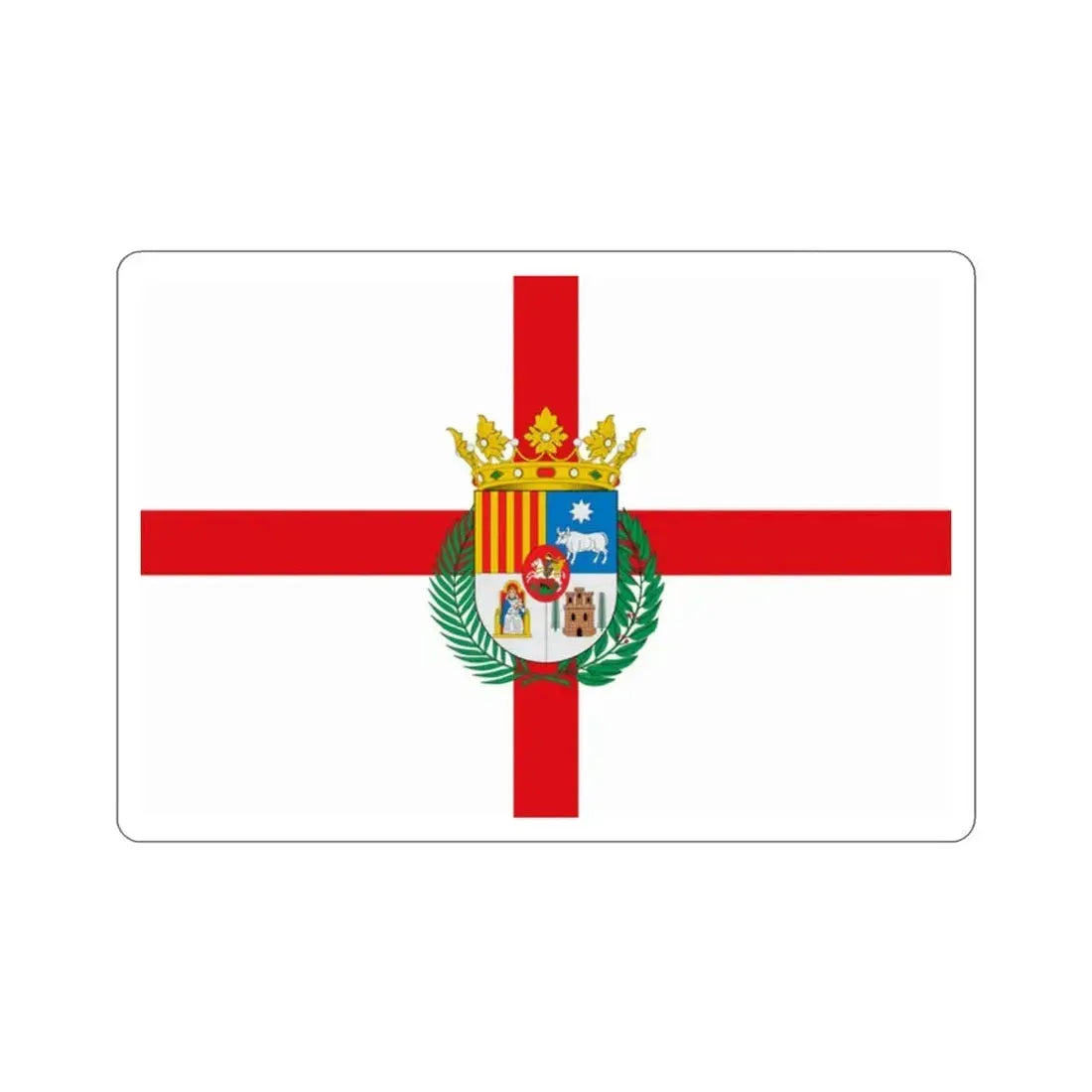 Flag of Teruel Spain STICKER Vinyl Die-Cut Decal - The Sticker Space