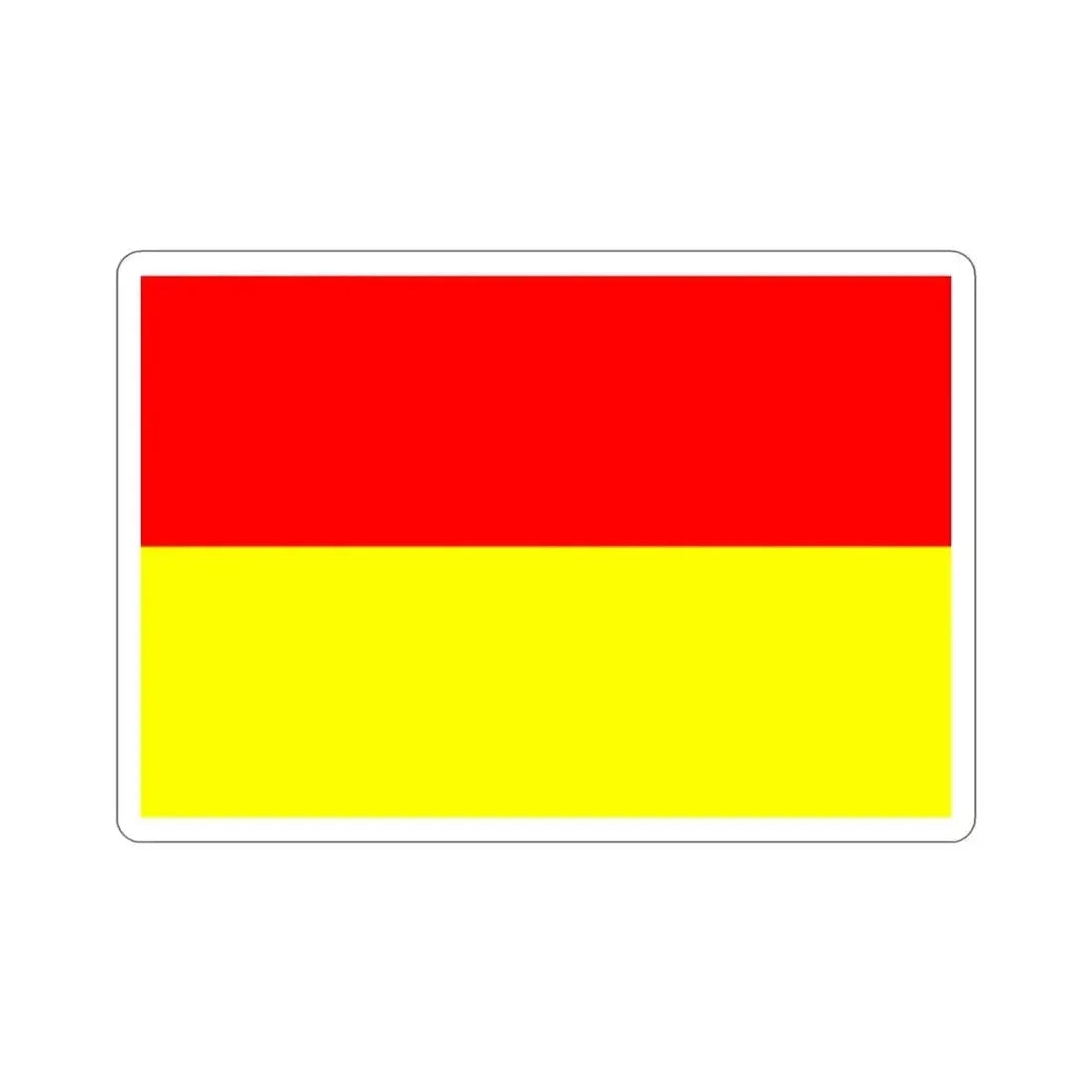 Flag of the 257th Transit Camp of the Indian Army (India) STICKER Vinyl Die-Cut Decal - The Sticker Space