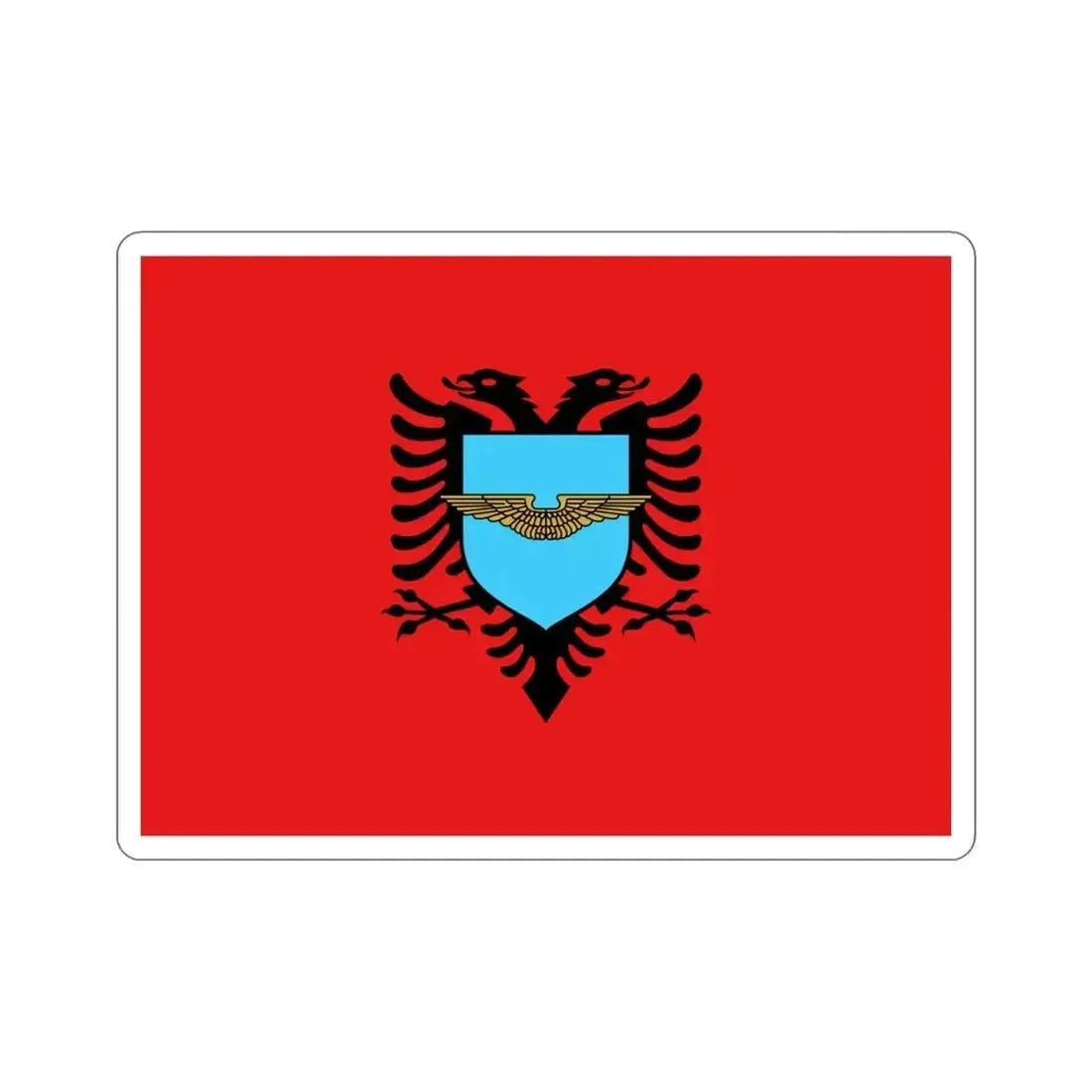 Flag of the Albanian Air Forces STICKER Vinyl Die-Cut Decal - The Sticker Space