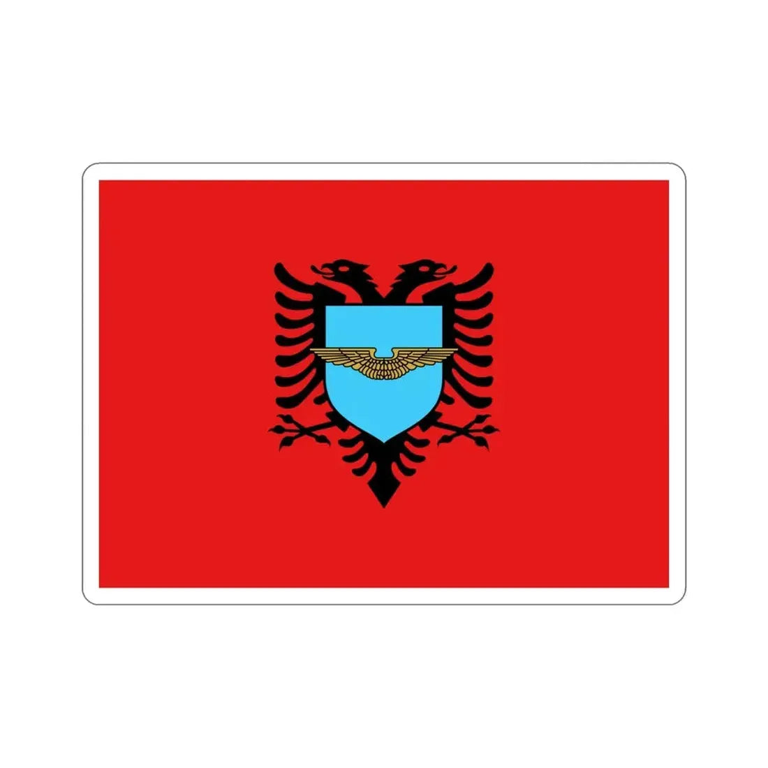 Flag of the Albanian Air Forces STICKER Vinyl Die-Cut Decal - The Sticker Space