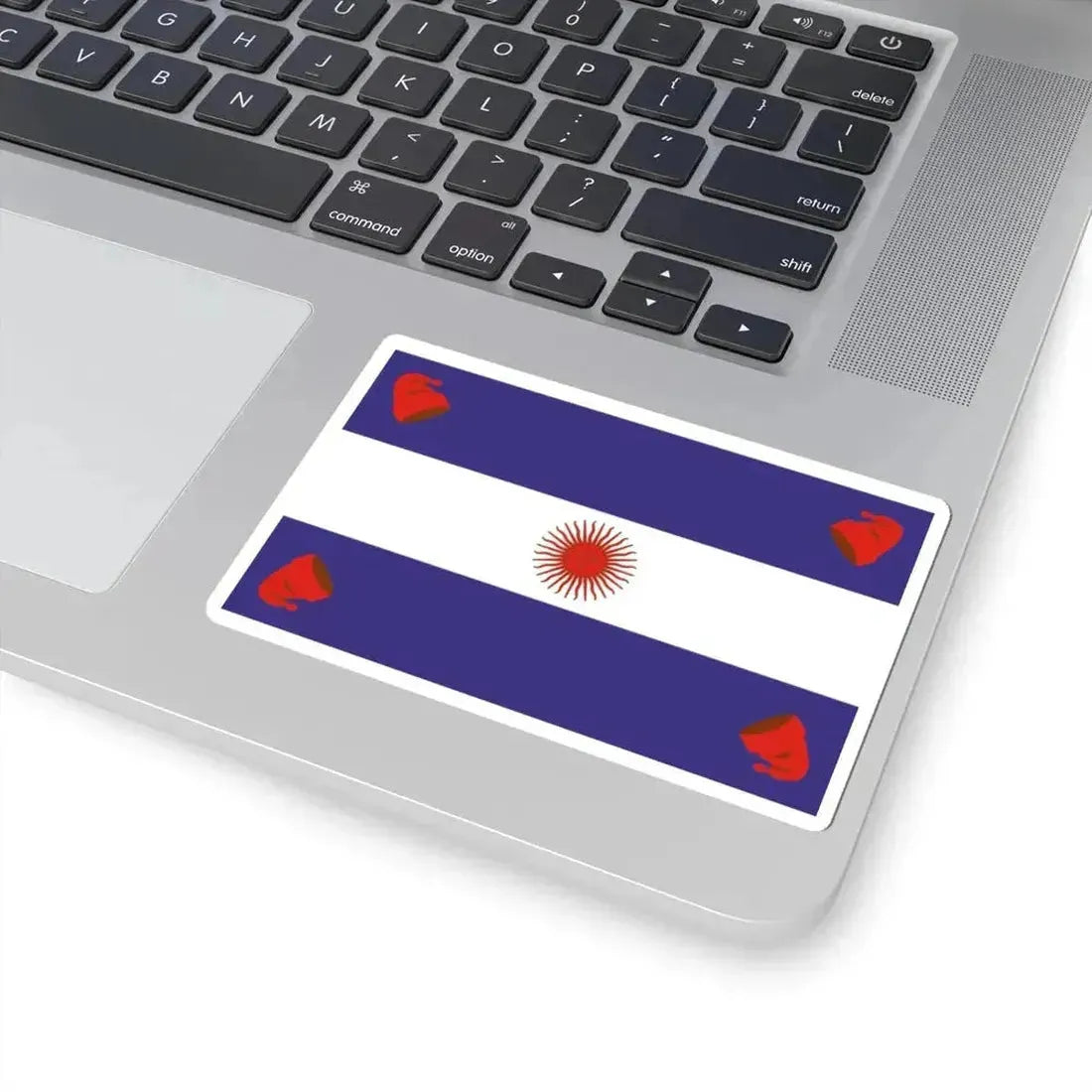 Flag of the Argentine Confederation (Argentina) STICKER Vinyl Kiss-Cut Decal - The Sticker Space