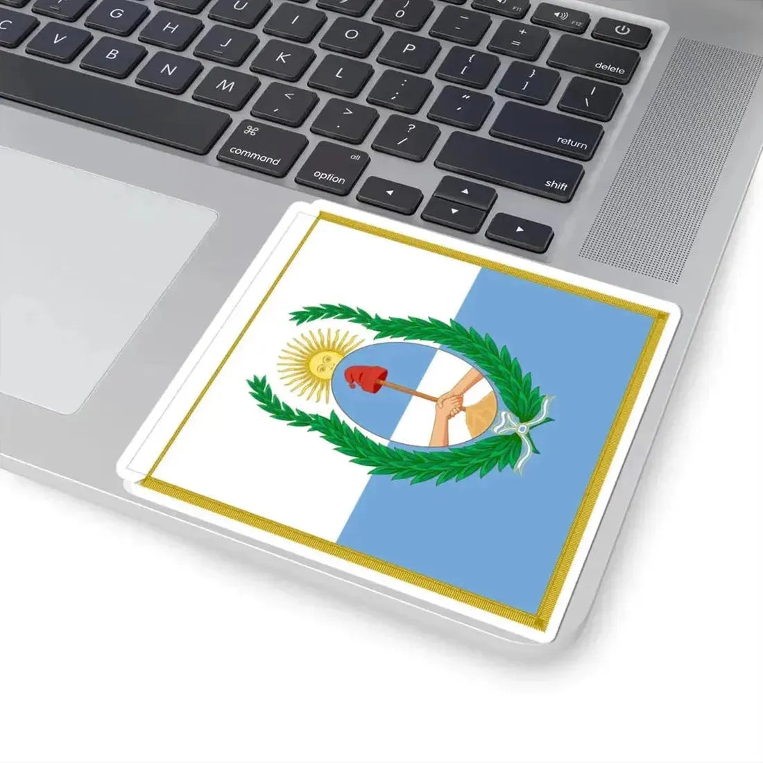 Flag of the Army of the Andes (Argentina) STICKER Vinyl Kiss-Cut Decal - The Sticker Space