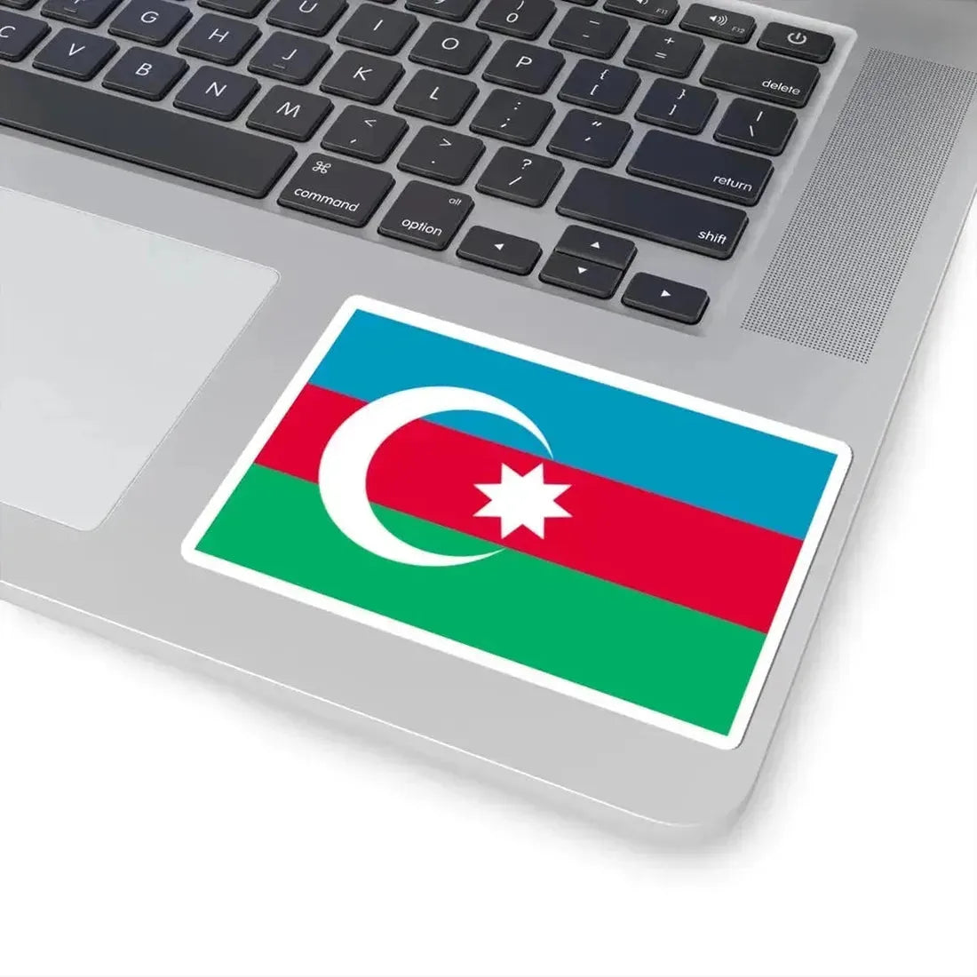 Flag of the Azerbaijan Democratic Republic 1918-1920 variant (Azerbaijan) STICKER Vinyl Kiss-Cut Decal - The Sticker Space