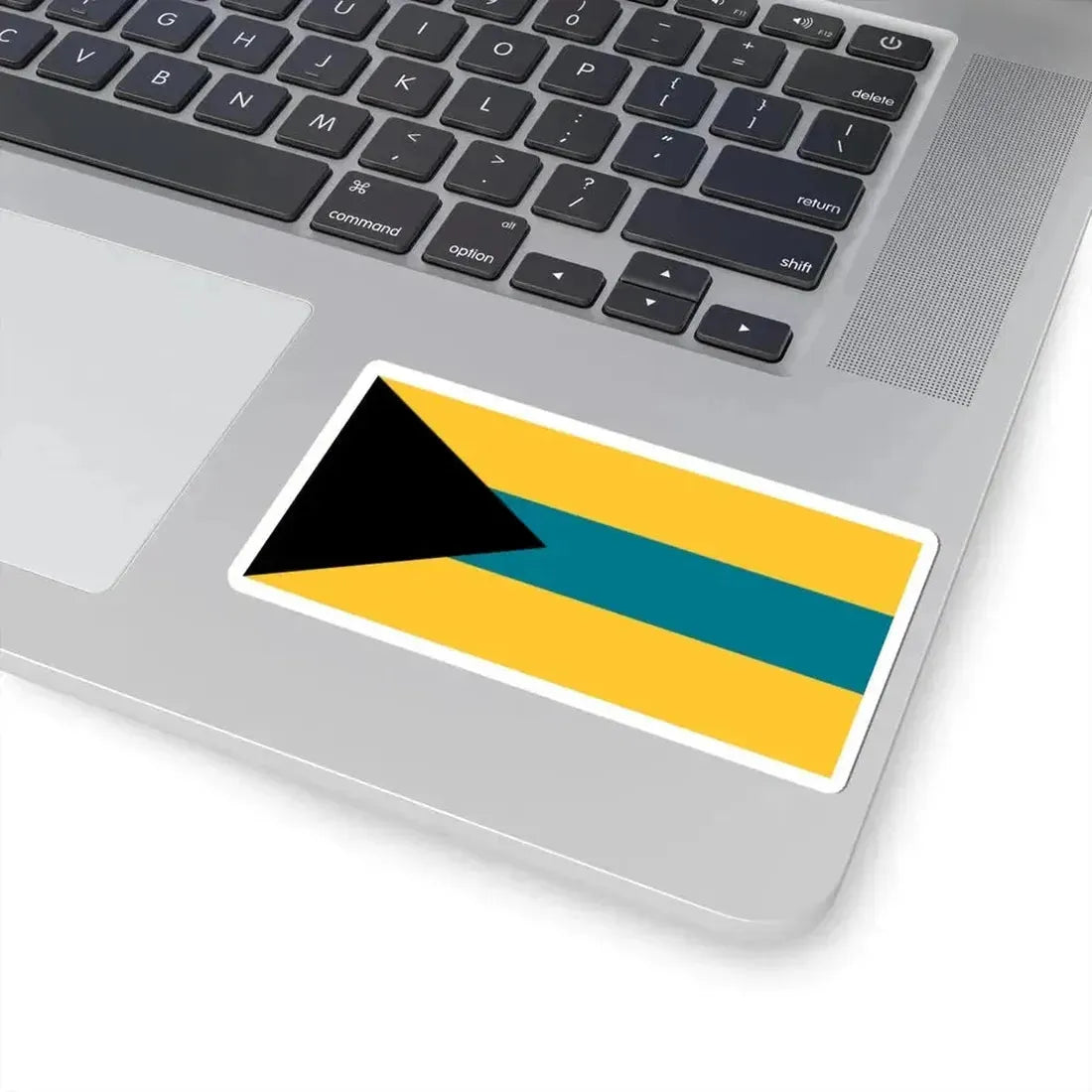 Flag of the Bahamas 1973 proposal by Anthony Wagner (Bahamas) STICKER Vinyl Kiss-Cut Decal - The Sticker Space