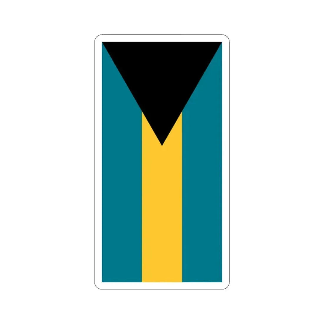 Flag of the Bahamas (Vertical) STICKER Vinyl Die-Cut Decal - The Sticker Space
