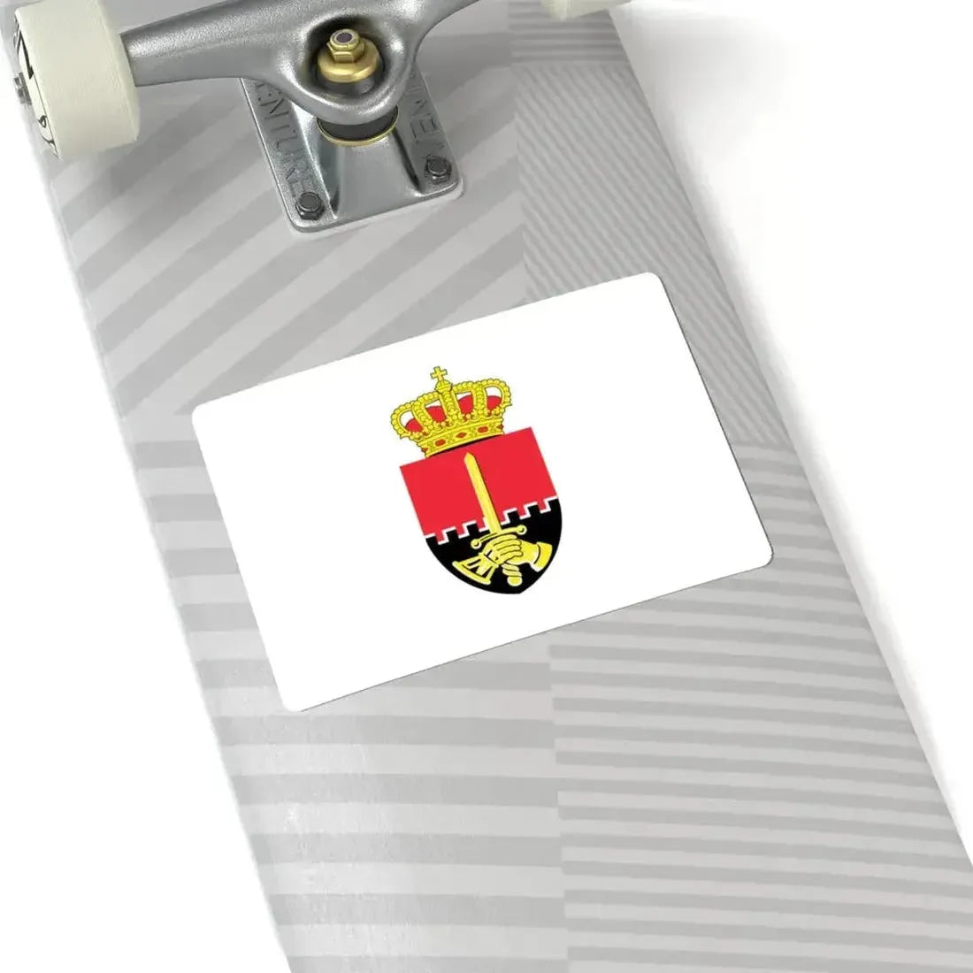Flag of the Belgian Land Component (Belgium) STICKER Vinyl Kiss-Cut Decal - The Sticker Space