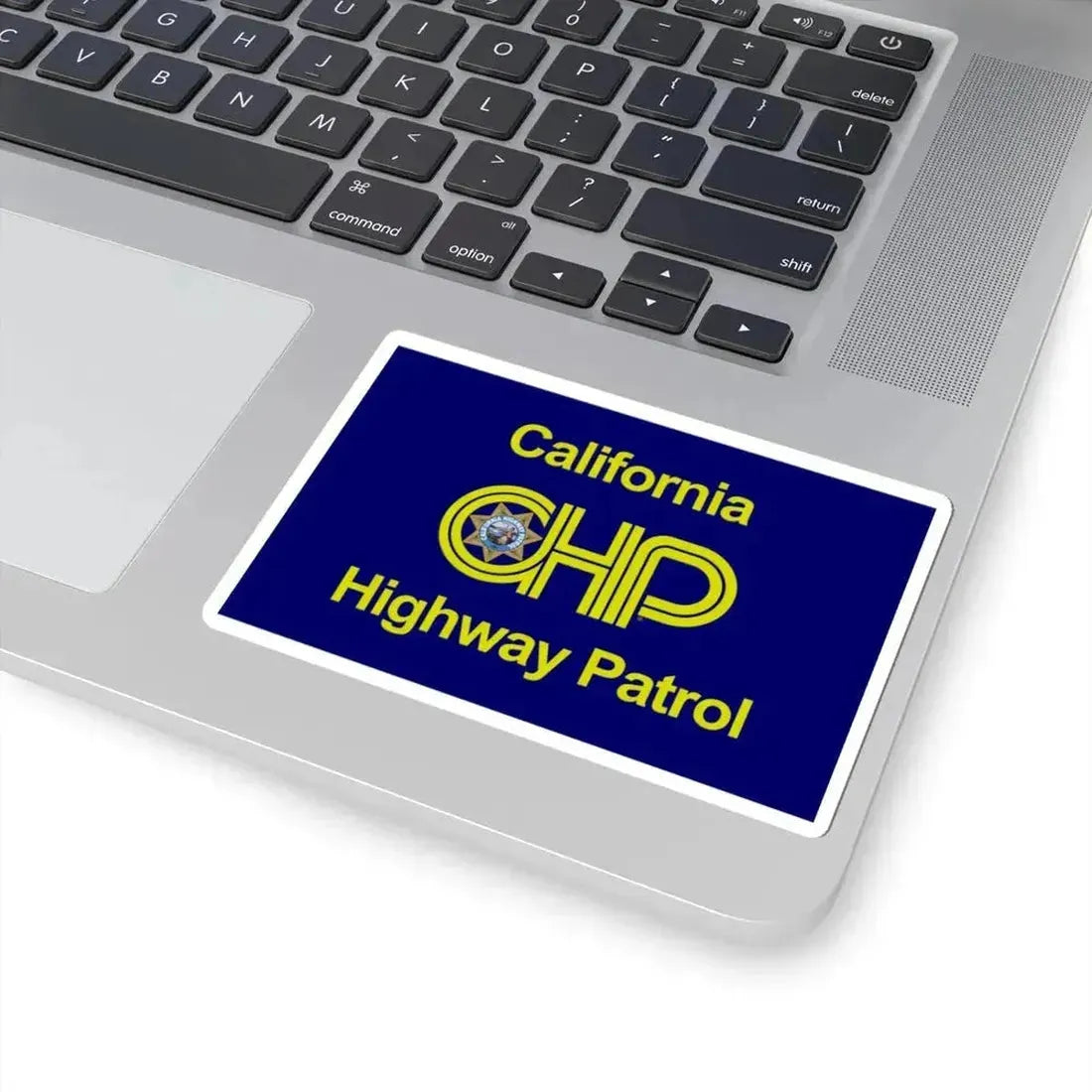 Flag of the California Highway Patrol (United States) STICKER Vinyl Kiss-Cut Decal - The Sticker Space