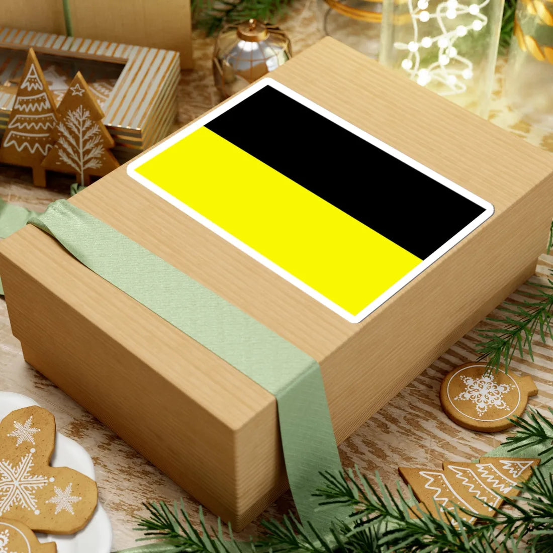 Flag of the Chiang Mai Rajabhat University (Thailand) STICKER Vinyl Kiss-Cut Decal - The Sticker Space