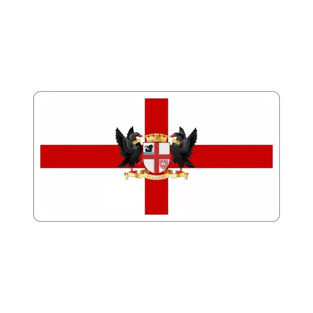 Flag of the City of Perth Australia STICKER Vinyl Die-Cut Decal - The Sticker Space