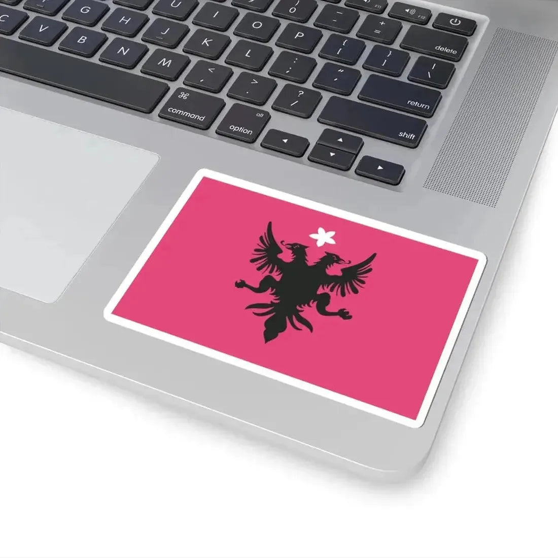 Flag of the Committee for the National Defence of Kosovo 1918 (Albania) STICKER Vinyl Kiss-Cut Decal - The Sticker Space