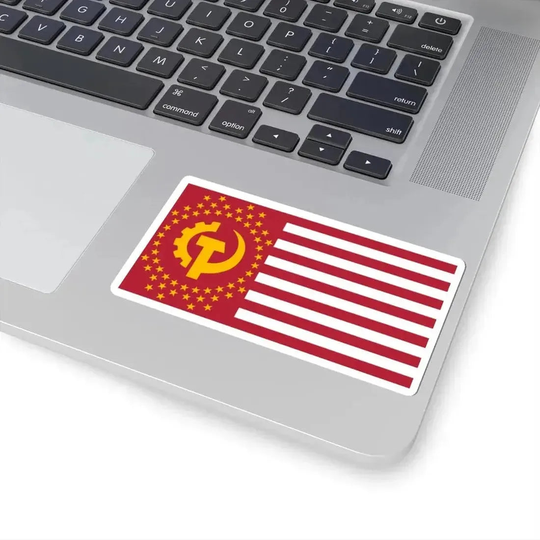 Flag of the Communist States of America (United States) STICKER Vinyl Kiss-Cut Decal - The Sticker Space