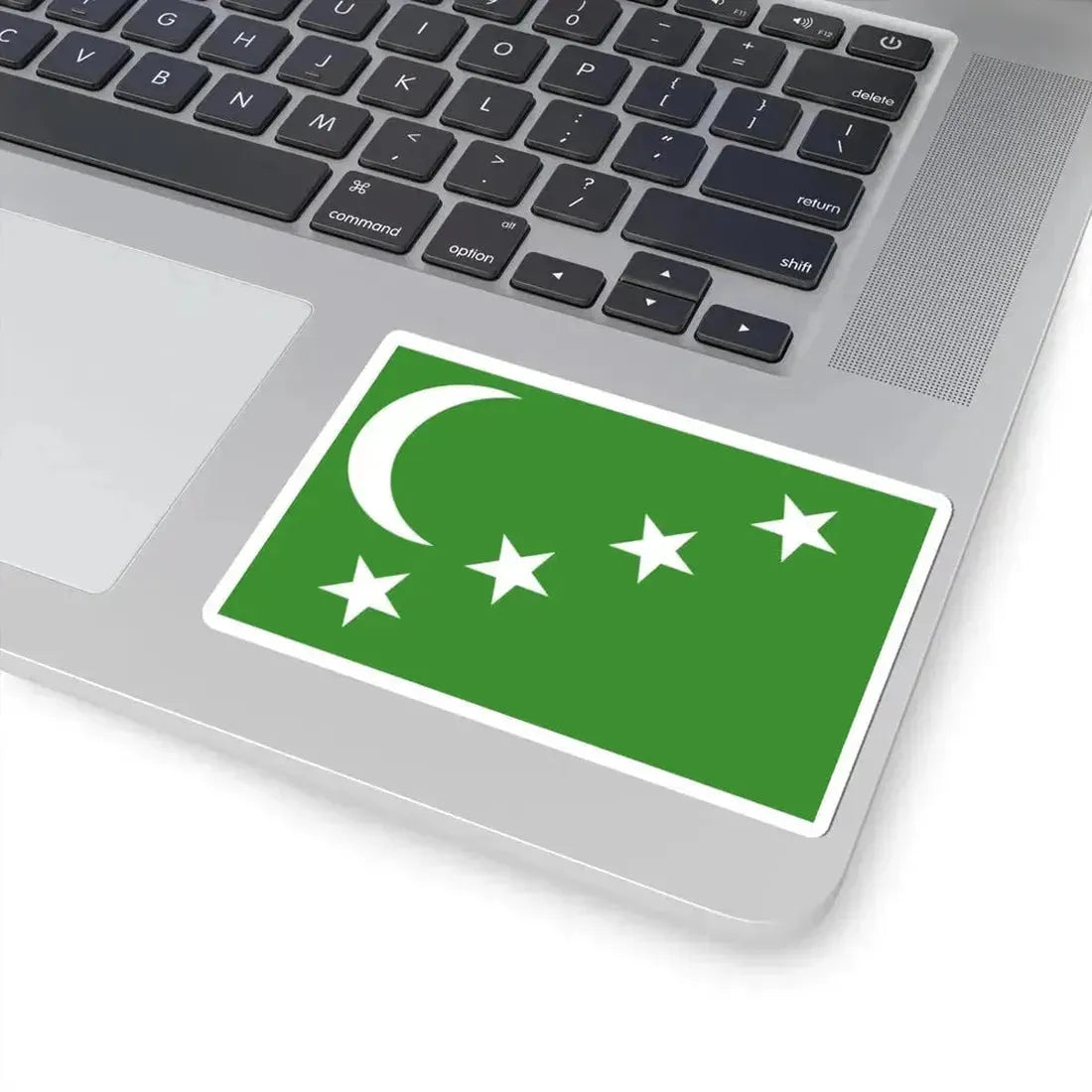 Flag of the Comoros 1963-1975 (Comoros) STICKER Vinyl Kiss-Cut Decal - The Sticker Space