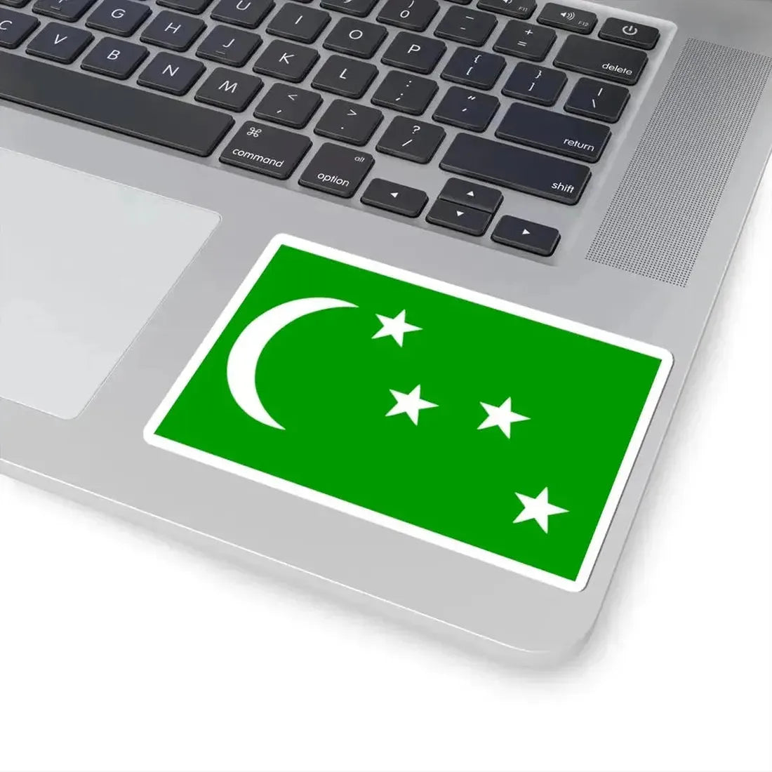 Flag of the Comoros 1963-1975 proposal (Comoros) STICKER Vinyl Kiss-Cut Decal - The Sticker Space