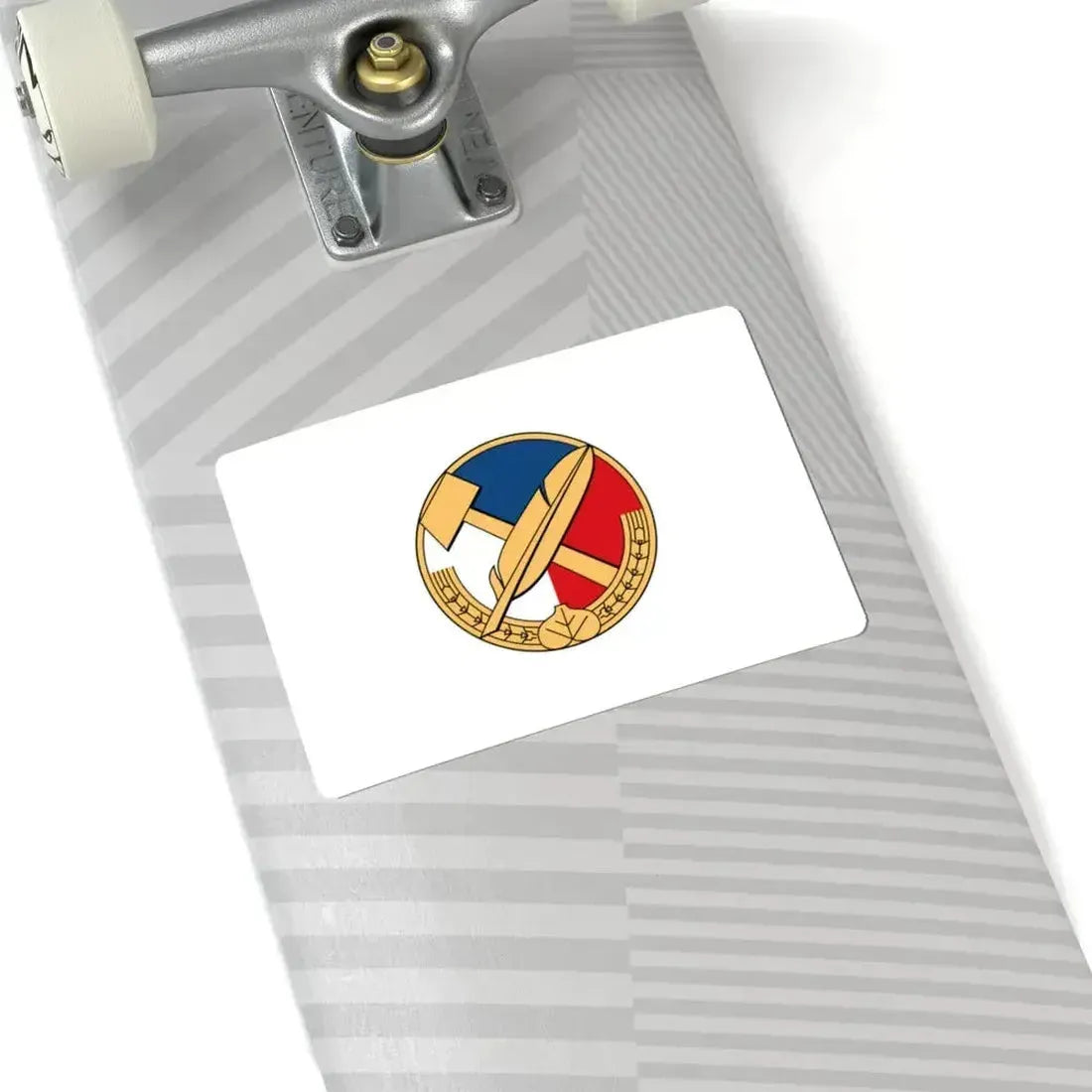 Flag of the Czech National Social Party (Czech Republic) STICKER Vinyl Kiss-Cut Decal - The Sticker Space