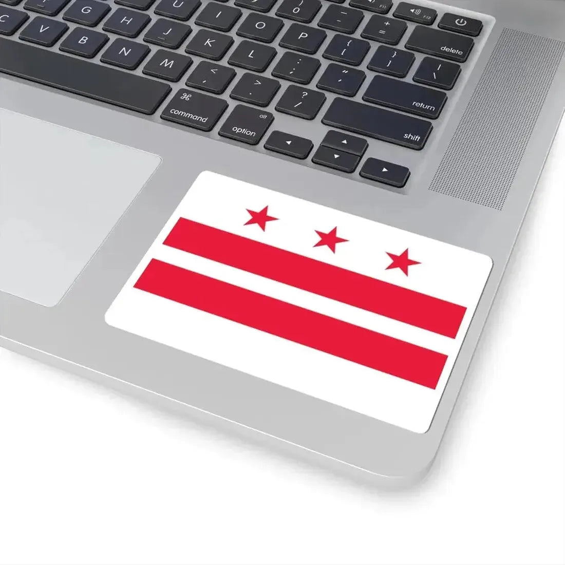 Flag of the District of Columbia 3-2 (United States) STICKER Vinyl Kiss-Cut Decal - The Sticker Space
