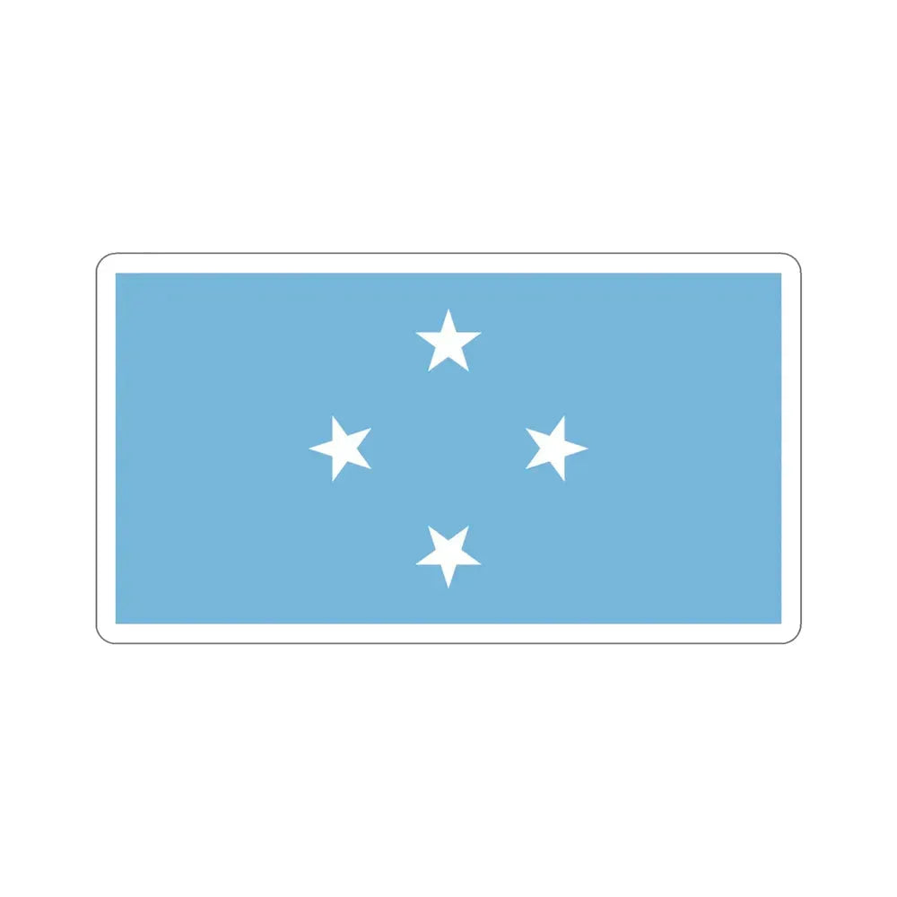 Flag of the Federated States of Micronesia STICKER Vinyl Die-Cut Decal - The Sticker Space