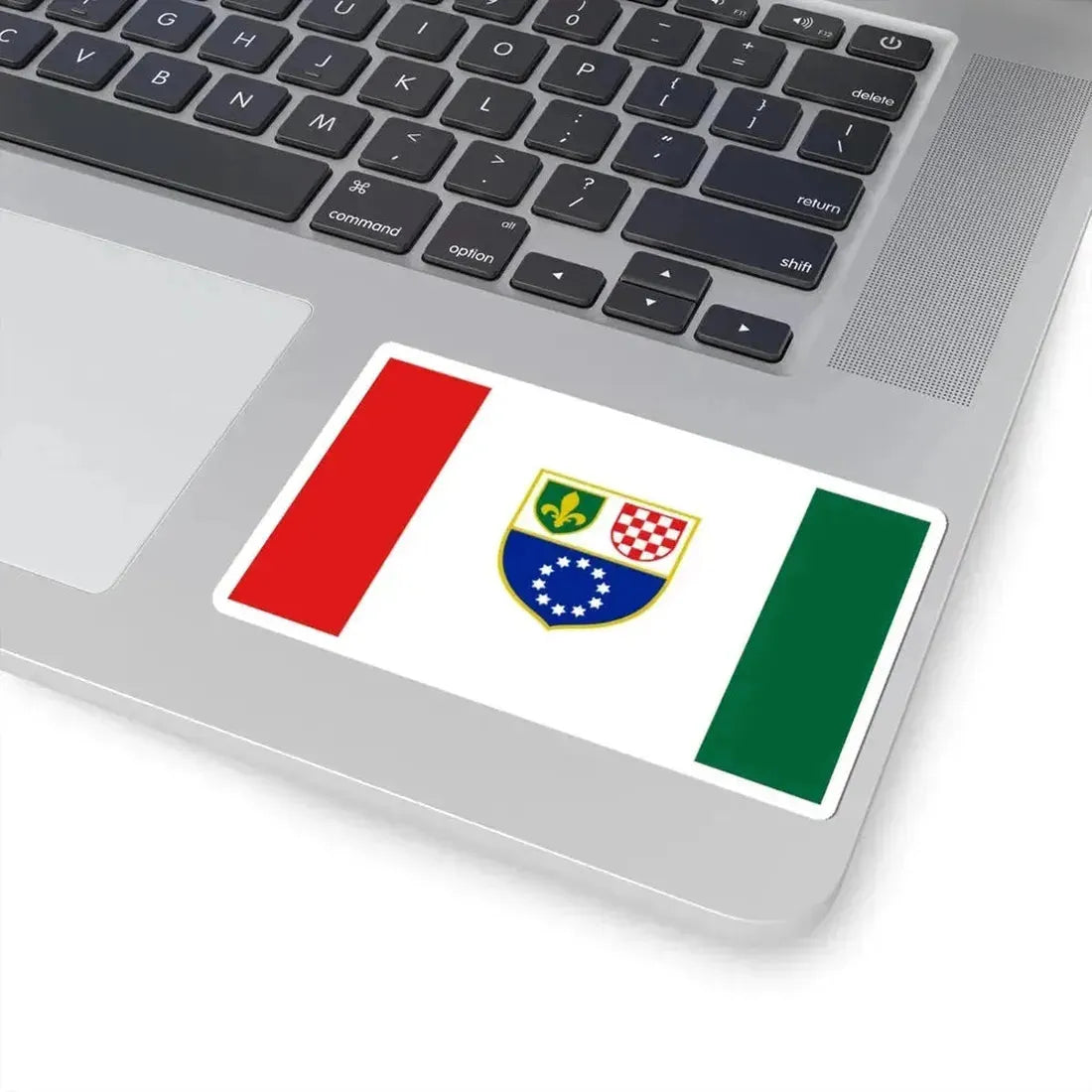 Flag of the Federation of Bosnia and Herzegovina 1996-2007 (Bosnia and Herzegovina) STICKER Vinyl Kiss-Cut Decal - The Sticker Space